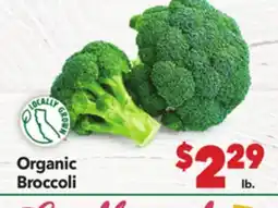 Vallarta Supermarkets Organic Broccoli offer