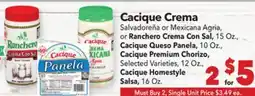 Vallarta Supermarkets Cacique Crema offer