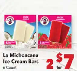 Vallarta Supermarkets La Michoacana Ice Cream Bars offer