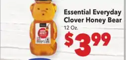 Vallarta Supermarkets Essential Everyday Clover Honey Bear offer