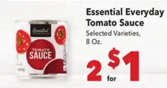 Vallarta Supermarkets Essential Everyday Tomato Sauce offer