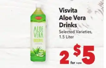 Vallarta Supermarkets Visvita Aloe Vera Drinks offer