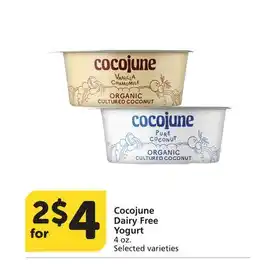 Albertsons Cocojune Dairy Free Yogurt offer