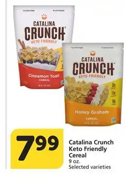 Albertsons Catalina Crunch Keto Friendly Cereal offer