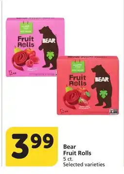 Albertsons Bear Fruit Rolls offer