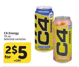 Albertsons C4 Energy offer