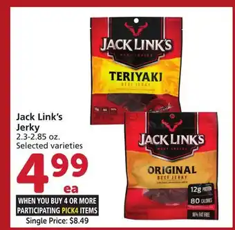 Albertsons Jack Link's Jerky offer