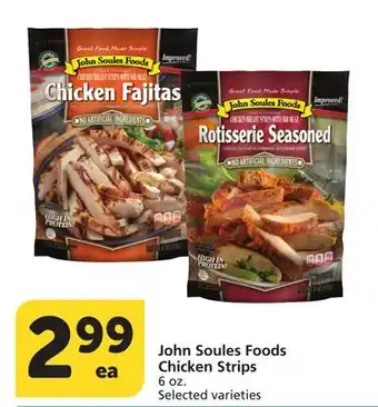 Albertsons John Soules Foods Chicken Strips offer