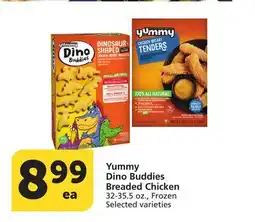 Albertsons Yummy Dino Buddies Breaded Chicken offer