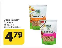 Albertsons Open Nature Granola offer