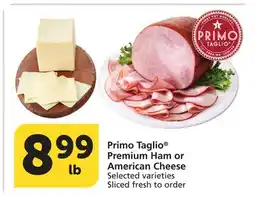 Albertsons Primo Taglio Premium Ham or American Cheese offer