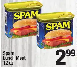 Super King Markets Spam Lunch Meat offer