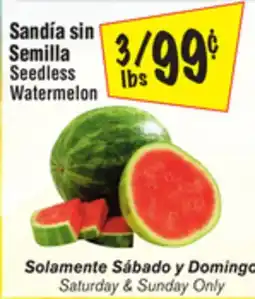 El Super Seedless Watermelon offer