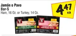 El Super Ham, 16 Oz. or Turkey, 14 Oz offer