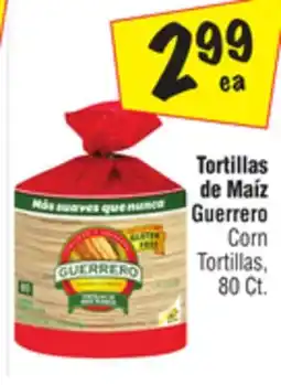 El Super Guerrero Corn Tortillas offer