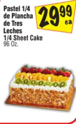 El Super Leches 1/4 Sheet Cake offer