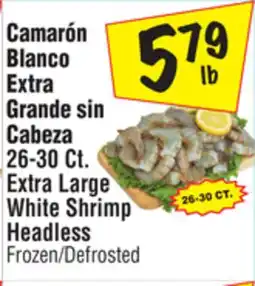 El Super Extra Large White Shrimp offer