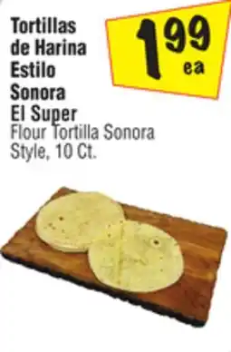 El Super Flour Tortilla Sonora Style offer