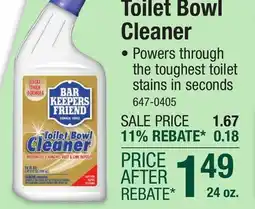 Menards Bar Keepers Friend Toilet Bowl Cleaner - 24 oz offer