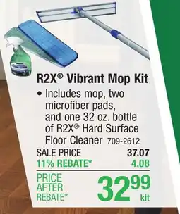 Menards Shaw R2X Hard Surfaces Flooring Cleaner Vibrant Mop Kit offer