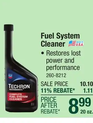 Menards Chevron Techron Complete Fuel System Cleaner - 20 oz offer