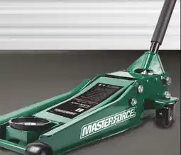 Menards Masterforce 3-Ton Low Profile Floor Jack offer