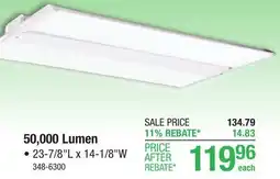 Menards Patriot Lighting 50,000 Lumens 2' LED High Bay Light offer