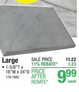 Menards 16 x 24 Charcoal Wetcast Yorkstone Paver offer
