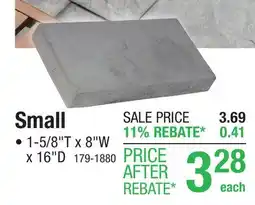 Menards 8 x 16 Charcoal Wetcast Yorkstone Paver offer