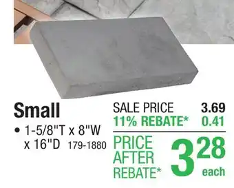 Menards 8 x 16 Charcoal Wetcast Yorkstone Paver offer
