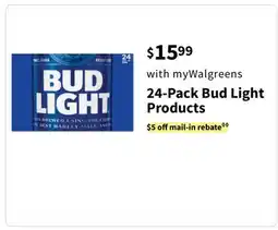 Walgreens 24-Pack Bud Light Products offer