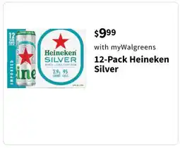 Walgreens 12-Pack Heineken Silver offer