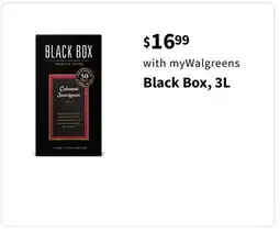 Walgreens Black Box, 3L offer