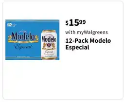 Walgreens 12-Pack Modelo Especial offer