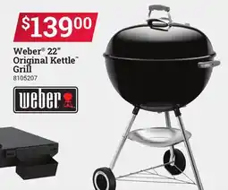 Ace Hardware Weber 22 Original Kettle Grill offer
