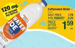 Menards Water Joe Water + Caffeine - 33.8 oz offer