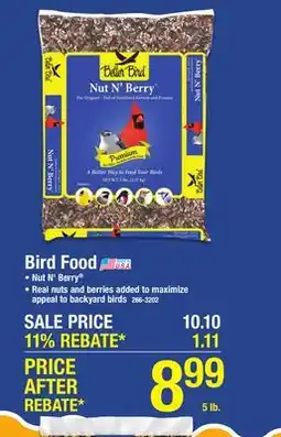 Menards Better Bird Better Blend Premium Nut N' Berry Bird Food Seed - 5 lb offer