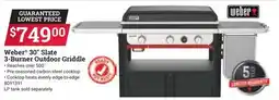 Ace Hardware Weber 30 Slate 3-Burner Outdoor Griddle offer