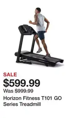 Dick's Sporting Goods Horizon Fitness T101 GO Series Treadmill offer
