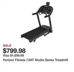 Dick's Sporting Goods Horizon Fitness 7.0AT Studio Series Treadmill offer