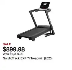 Dick's Sporting Goods NordicTrack EXP 7i Treadmill (2023) offer