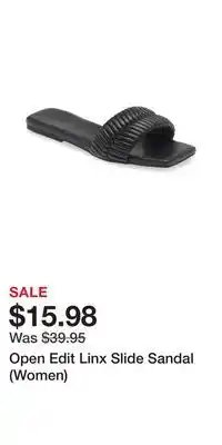 Nordstrom Open Edit Linx Slide Sandal (Women) offer