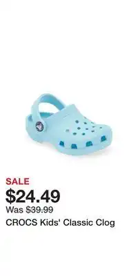 Nordstrom CROCS Kids' Classic Clog offer