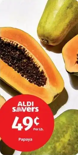 Aldi Papaya offer