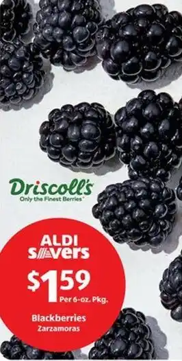 Aldi Blackberries Zarzamoras offer