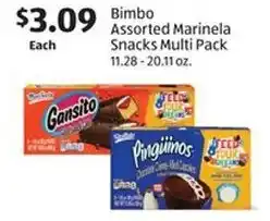 Aldi Bimbo Assorted Marinela Snacks Multi Pack offer