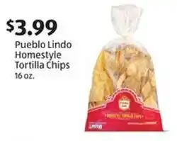 Aldi Pueblo Lindo Homestyle Tortilla Chips offer