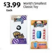 Aldi World's Smallest Classic Toy offer