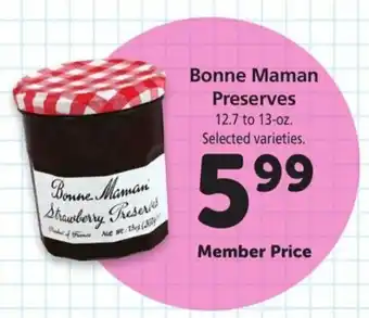 Safeway Bonne Maman Preserves offer