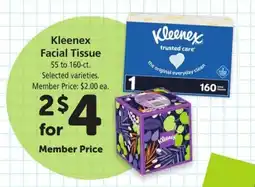 Safeway Kleenex Facial Tissue offer